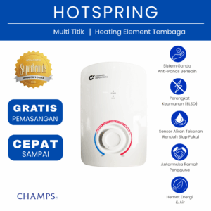 Pemanas Air Instan Multi Titik Champs Hotspring